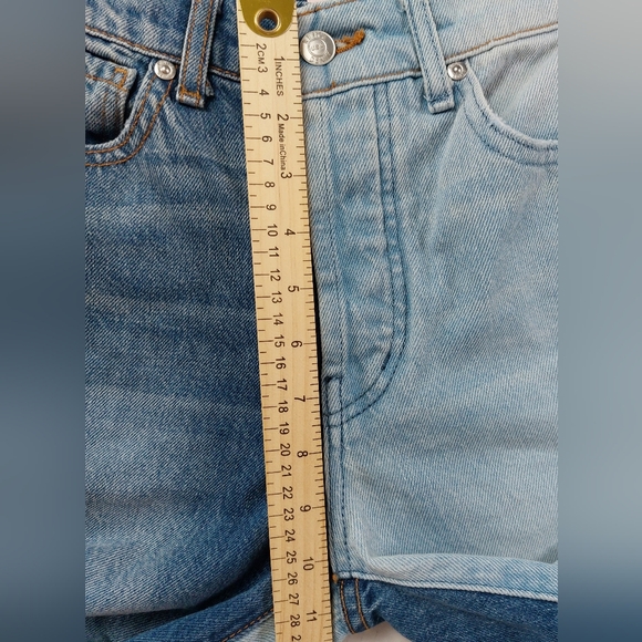 Revice Jeans Womens Size 27 (25x26.5) Denim Two Tone Blue 5 Pocket Button Fly - Picture 7 of 10
